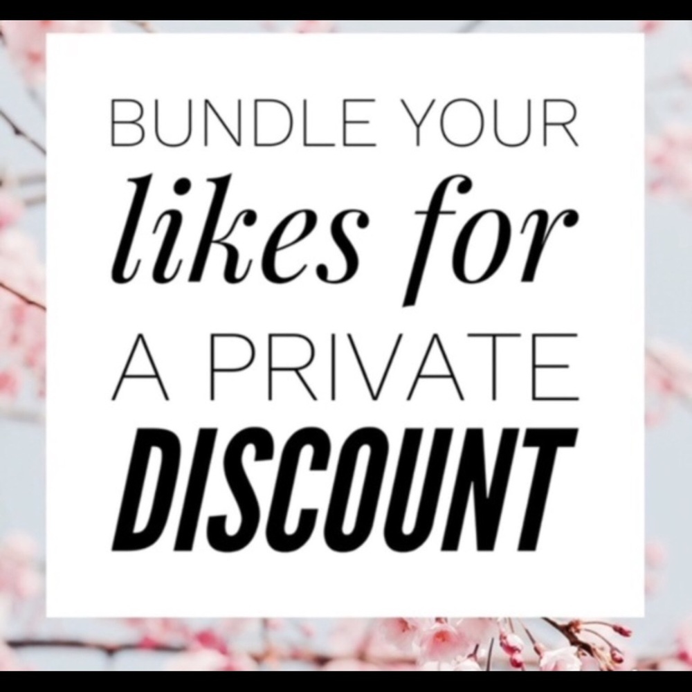 ❤️BUNDLE FOR A PRIVATE DISCOUNT!
